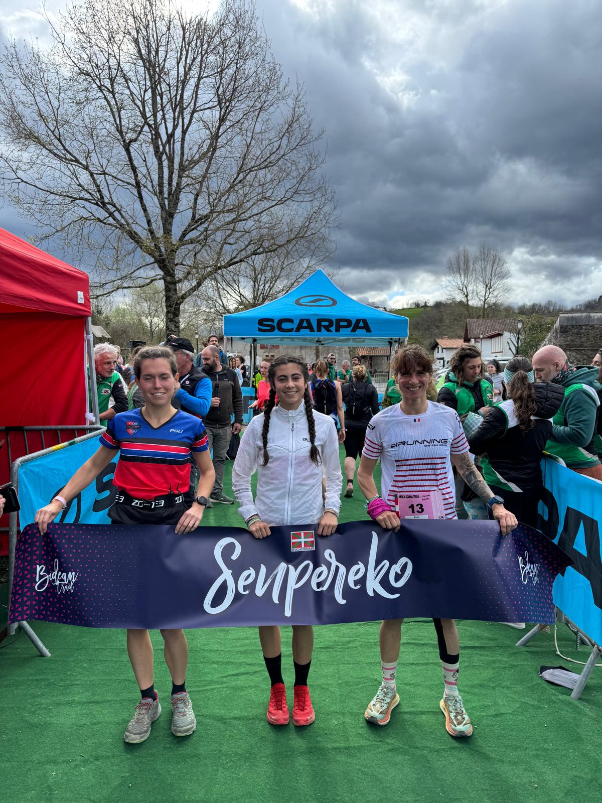 PODIUM DE LA NESKA EGUNA TRAIL
