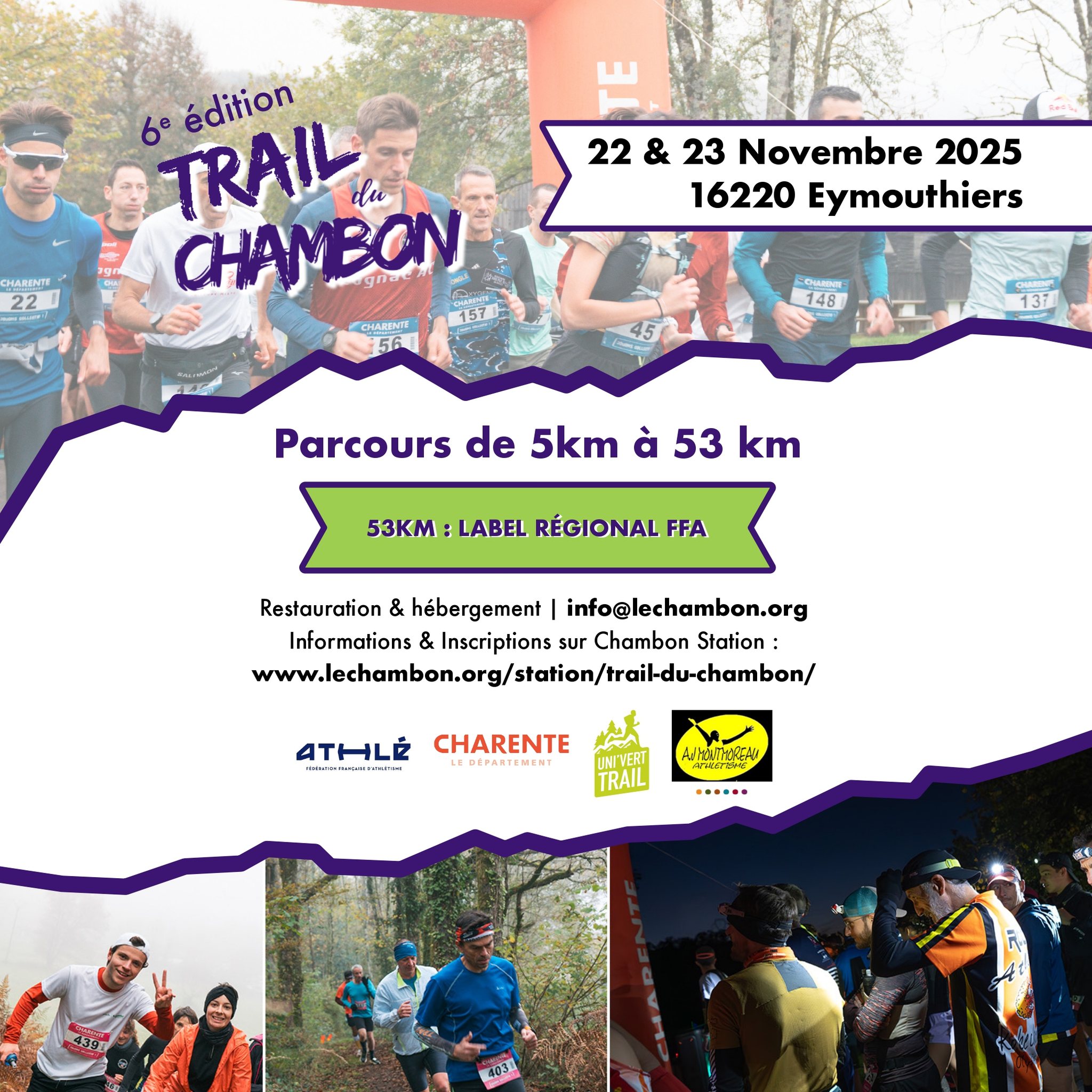 22 11 TRAIL DU CHAMBON Affiche